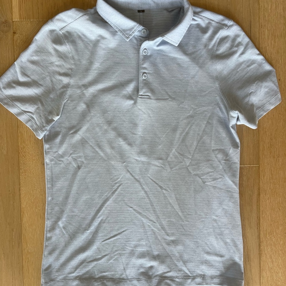 lululemon athletica Light Blue Polo Shirt